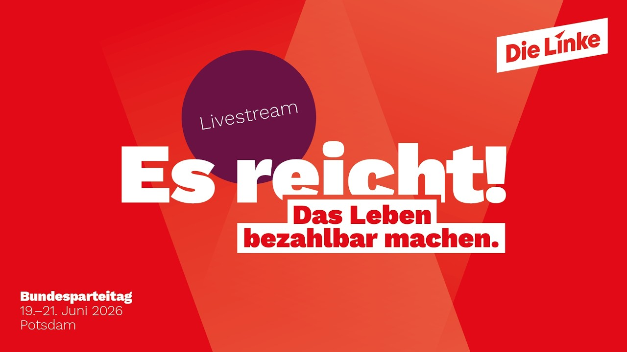 Potsdamer Parteitag der Partei Die Linke - Freitag